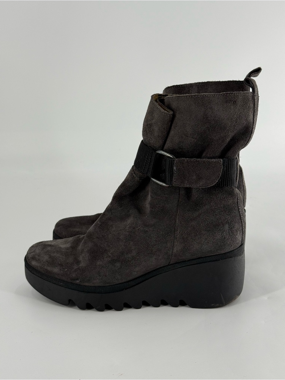 Fly‎ London Blit Grey Suede Boots 39 / 8
